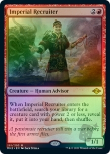 Imperial Recruiter | Modern Horizons 2 English Foil Singles | Magic The ...