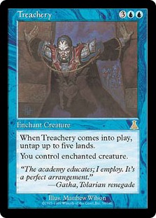 不実 (Treachery) | Urza's Destiny Japanese Regular Singles | Magic