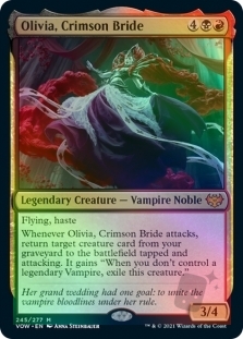 Olivia Crimson Bride Innistrad Crimson Vow English Foil Singles