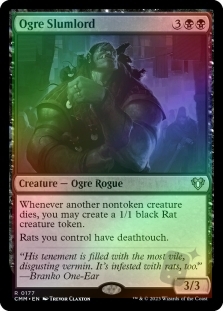 Ogre Slumlord | Commander Masters English Foil Singles | Magic the ...