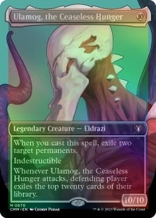 Ulamog, the Ceaseless Hunger (Borderless) | Commander Masters English ...