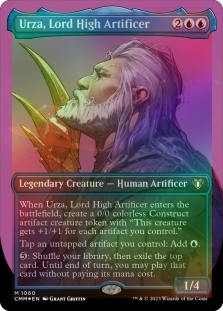 Urza, Lord High Artificer (Textured Foil) | Commander Masters English ...