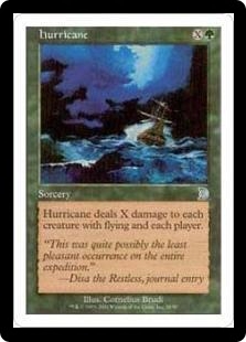 Hurricane | Deckmasters English Regular Singles | Magic the Gathering