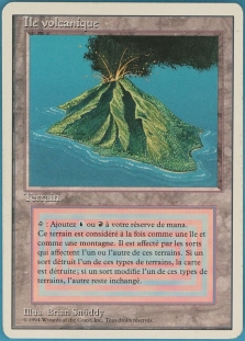 Volcanic Island (French) | 3rd Edition (Revised Edition)(Foreign White  Border) English Regular Singles | Magic the Gathering