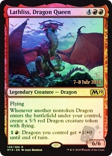 Lathliss, Dragon Queen (Core Set 2019 Prerelease) | Core Set 2019 ...