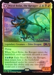 Nicol Bolas, the Ravager | Core Set 2019 English Foil Singles | Magic ...