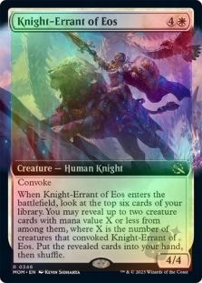 Knight-Errant of Eos (Extended Art) | March of the Machine English Foil ...