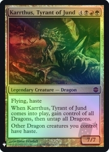 Karrthus, Tyrant of Jund | Mystery Booster/The List English Foil ...