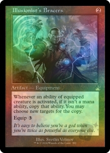 Illusionist's Bracers (Retro Frame) | Ravnica Remastered English Foil ...