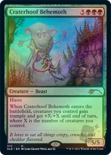 Craterhoof Behemoth (375) | Secret Lair English Foil Singles | Magic ...