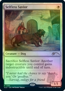 Selfless Savior (1286) | Secret Lair English Foil Singles | Magic the ...