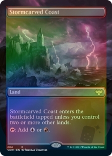 Stormcarved Coast (Borderless) | Innistrad: Crimson Vow English Foil ...