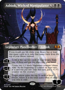 Ashiok, Wicked Manipulator (Borderless) | Wilds of Eldraine English ...